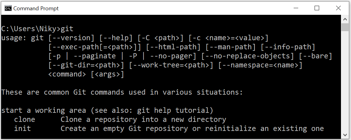git usage mode